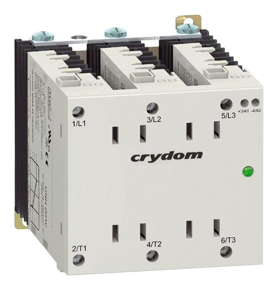 Sensata/crydom Gnr25Dcz Ssr, 3-Ph, 600Vac/25A, 4-32Vdc In, Zc