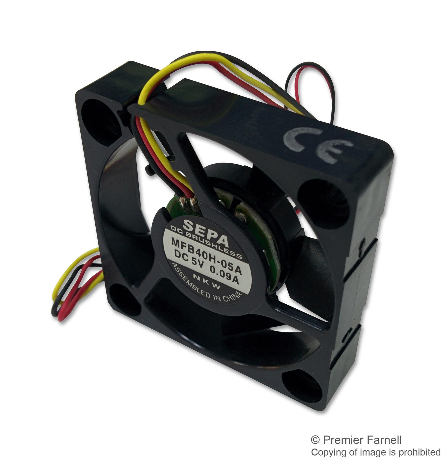 Sepa Mfb40H05 Fan, Dc, Axial, Miniature