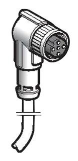 Telemecanique Sensors Xzcp1241L2 Lead, Socket, 4Way, M12, R/a, 2M