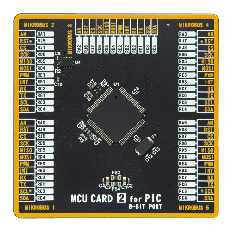 MikroElektronika Mikroe-6266 Add-On Board, Pic, Pic18, 8-Bit, 3.3V