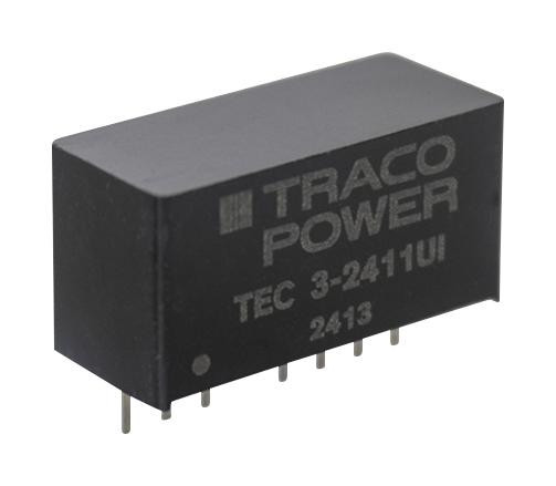 TRACO Power Tec 3-2411Ui Dc-Dc Converter, 5V, 0.6A