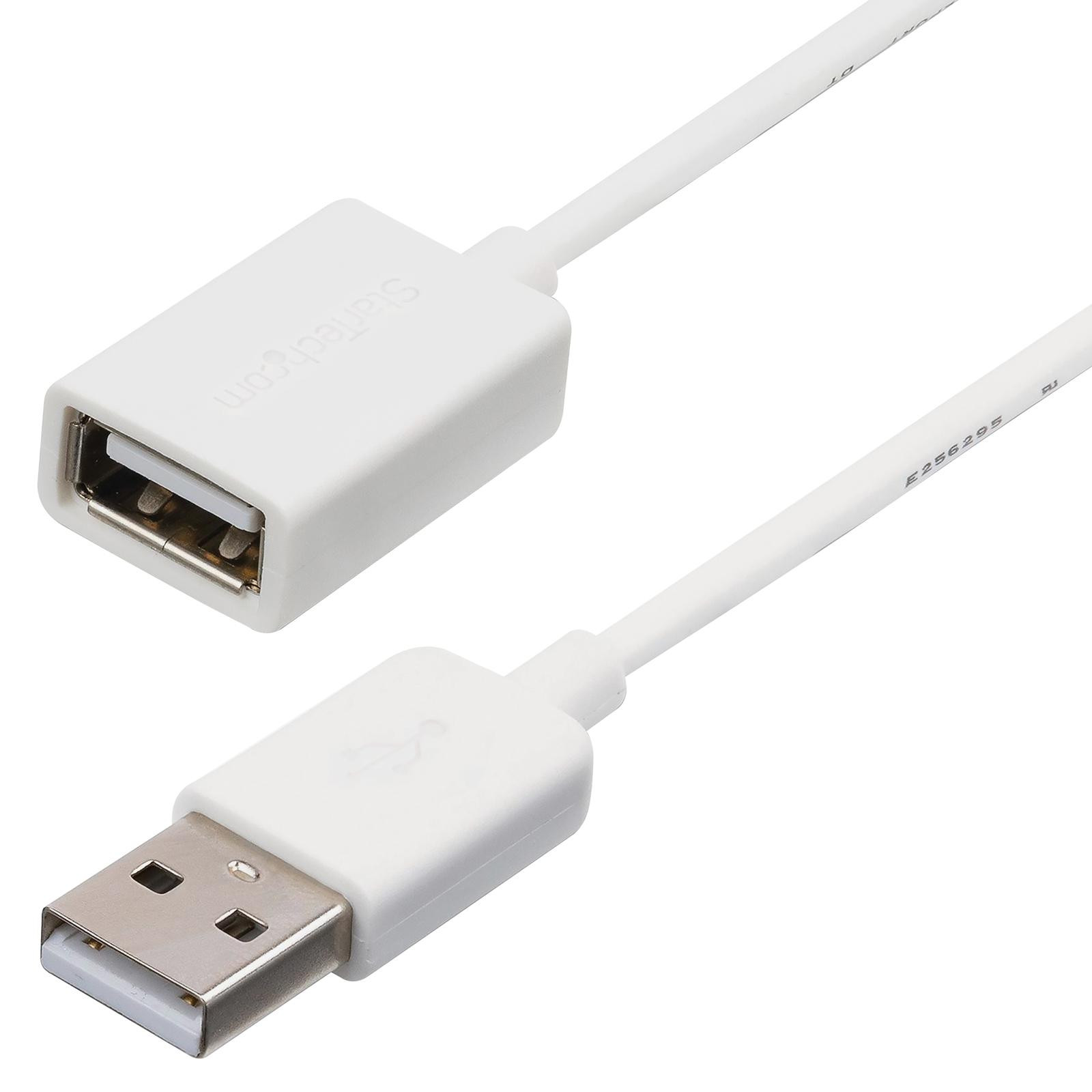 Startech Usbextpaa3Mw Usb Cable Straight, 2.0 A Plug-Rcpt, 3M