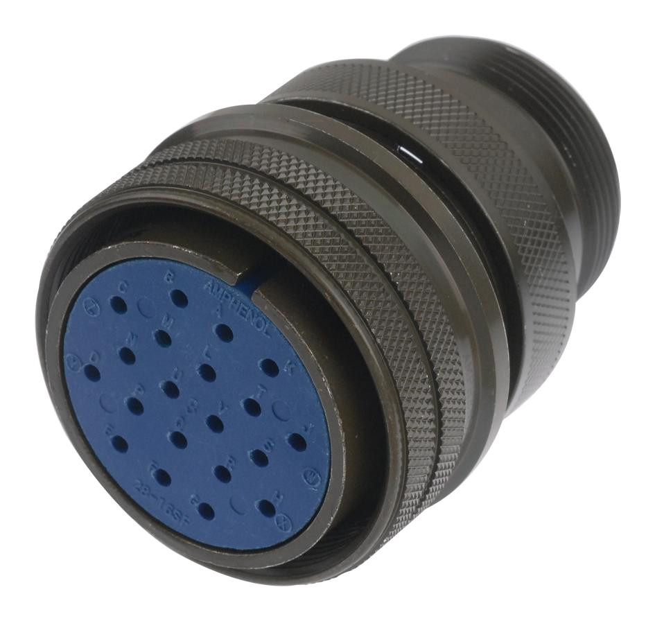 Amphenol Industrial 97-3106A-28-16S Circular Connector Plug Size 28, 20 Position, Cable