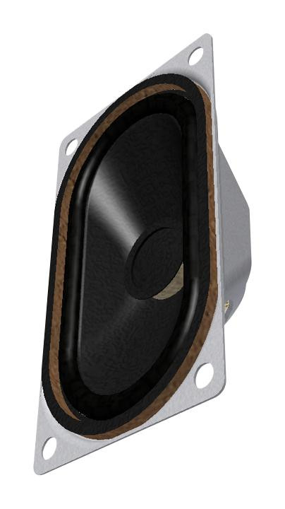 Pui Audio As07108Po-3-R Speaker, 100Hz-20Khz, 8 Ohm, 86Dba