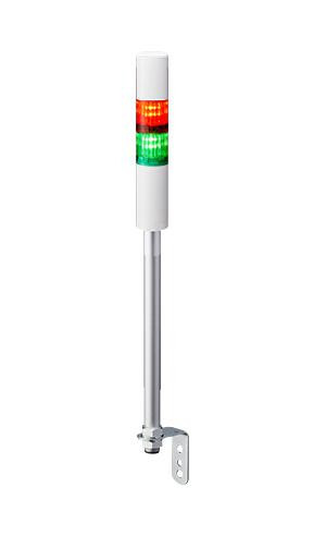 Patlite Lr4-202Ljbw-Rg Signal Tower, Green, Red, 85Db, 24Vdc