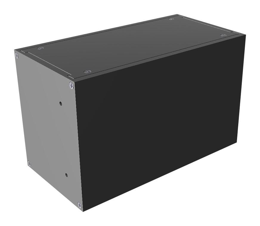 Hammond Rm3U0804Sbk Cabinet, Rack Mount, Aluminium, Black