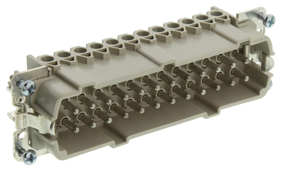 Wieland Electric 70.310.2440.0 Rectangular Insert, Plug, 24+Pe Position, 2Row, Screw