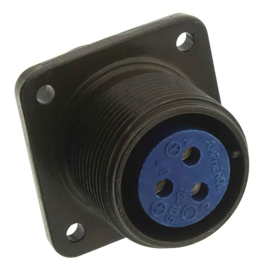 Amphenol Industrial 97-3102A-16-10S Circular Connector, Receptacle, Size 16, 3 Position, Box