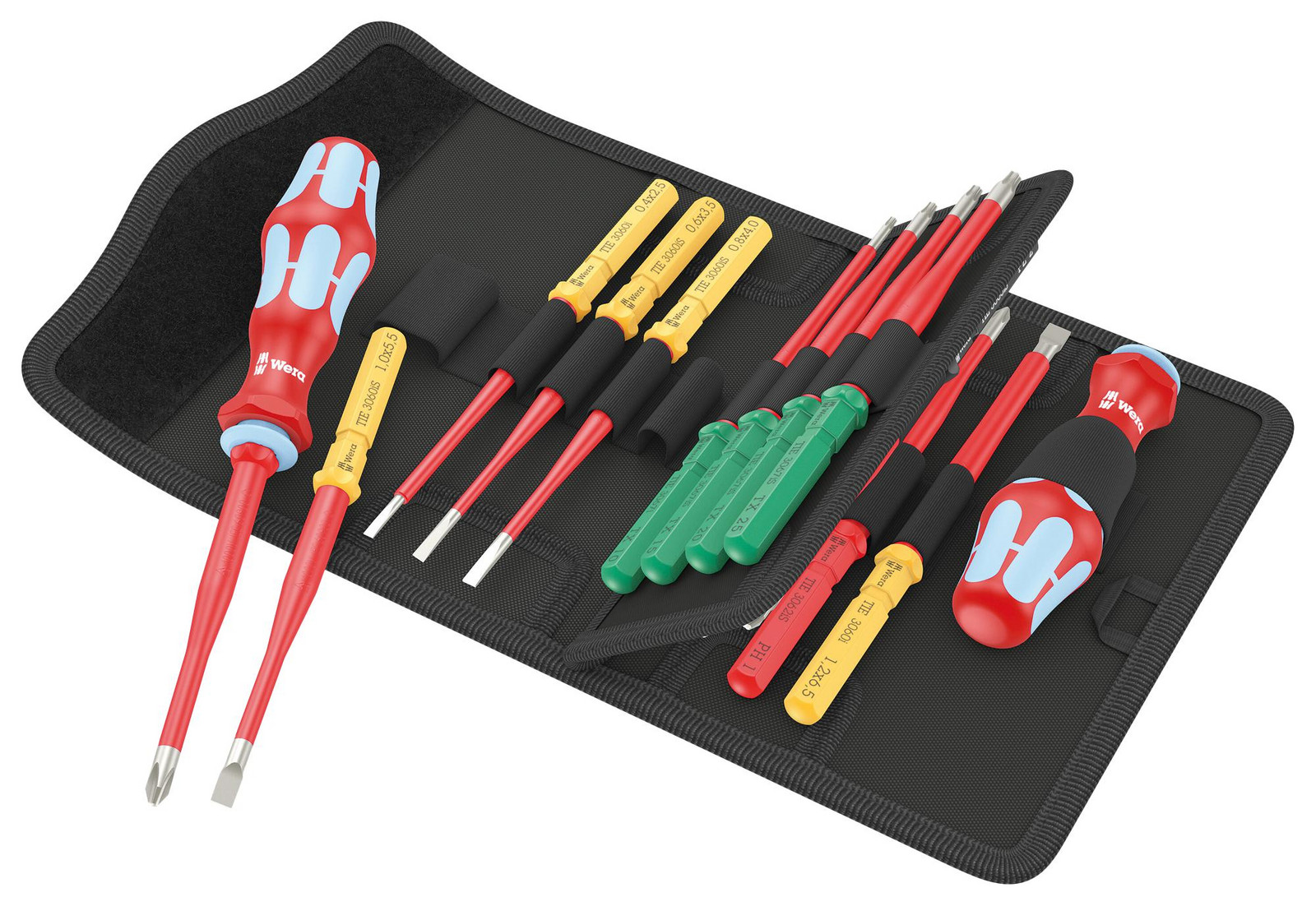 Wera K K Vde Stainless 17 Extra Slim 1 Tie Screwdriver Set, 17Pc