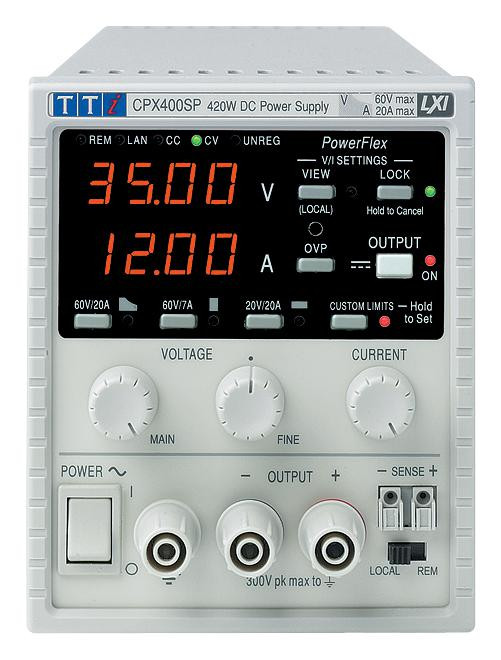 Aim-Tti Instruments Cpx400S Power Supply, 1Ch, 60V, 20A, Adjustable