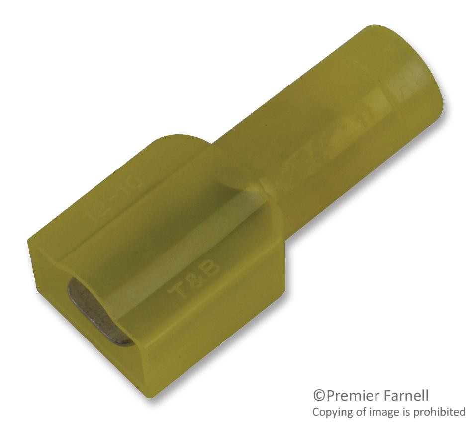 Abb Thomas & Betts 10Rc-251T Terminal, Male DisConnectorect, 0.25In Yellow