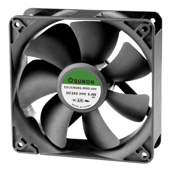 Sunon Eec0382B2-0000-A99 Fan, Standard, 120mm, 24Vdc