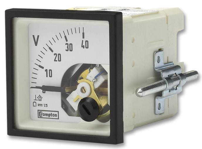 Crompton Te Connectivity E242-89V-G-Np-Np Meter, Din48, 40Vdc