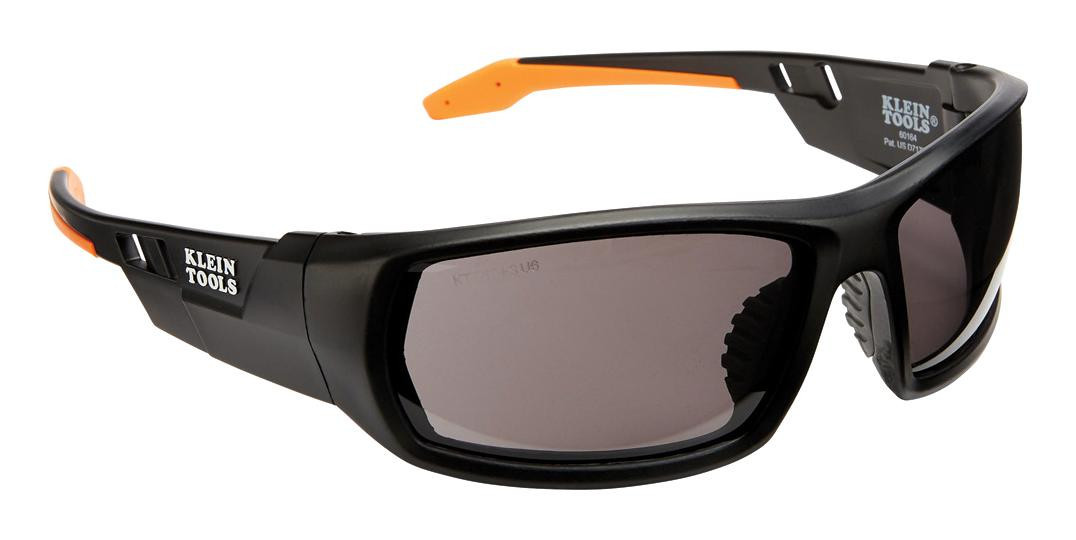 Klein Tools 60164 Safety Sunglasses, Anti Fog, Blk/org