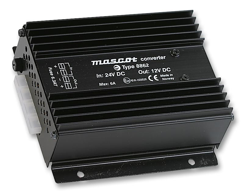 Mascot 8862 24/12V Converter, Dc/dc, 81W, 24/12V