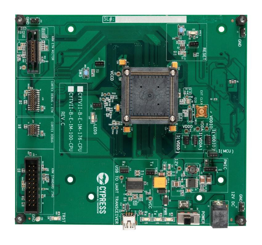 Infineon Cytvii-B-E-176-So Evl Board, ARM Cortex-M0+/m4F, 32Bit