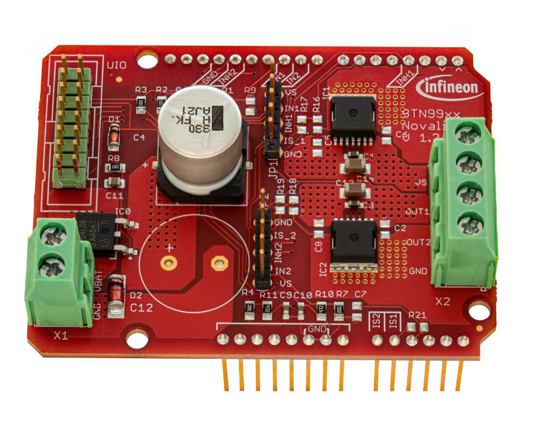 Infineon Dcshieldbtn9960Lvtobo1 Eval Shield Board, Dc Brushed Motor