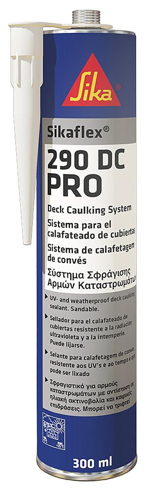 Sika 290Dc Pro Black Sealant, Polyurethane, Blk, Crt, 300Ml