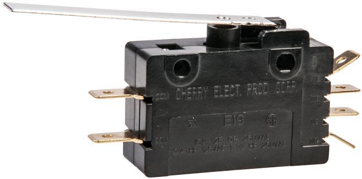 Zf 0E19-00H0 Microswitch, Hinge Lever, Dpdt 15A 250V