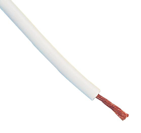 Staubli 61.7607-29 25M Wire, Silivolt-1V, White, 25M