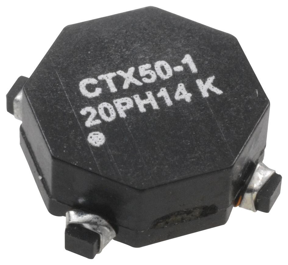 Eaton Electronics Ctx50-1-R Power Inductor, 50.63Uh, 640Ma, 20%