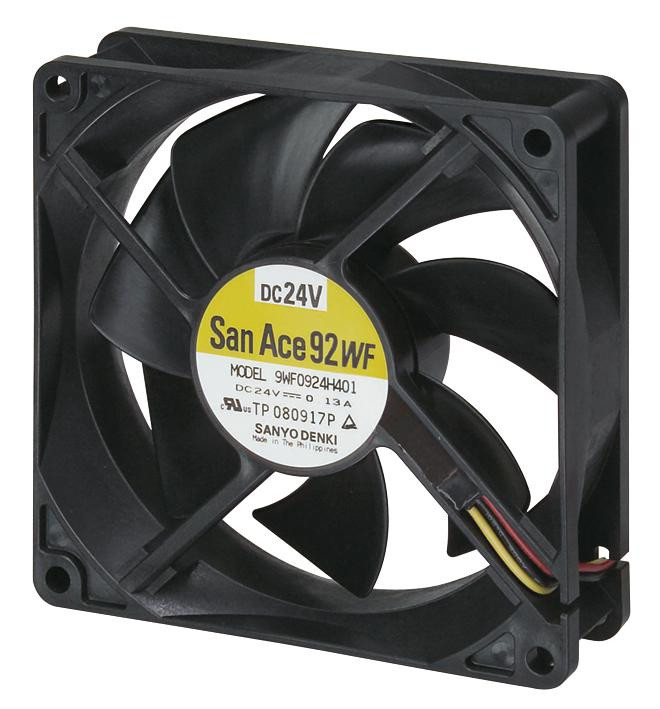 Sanyo Denki 9Wf0924H201 Fan, Oil/waterpf, Ip55, 92X32mm, 24V