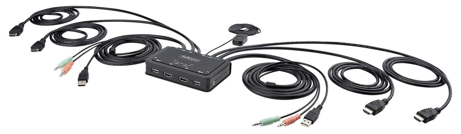 Startech C2-Dh46-Ua2-Cbl-Kvm Kvm Switch, 2Port, Manual