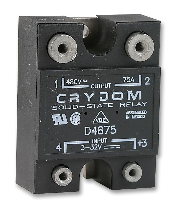 Sensata/crydom D4875 Ssr, 75A, 480Vac