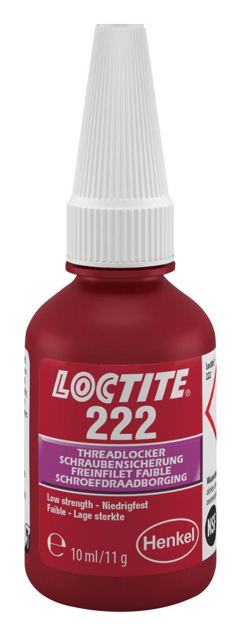 Loctite 222, 10Ml Threadlocker, Bottle, 10Ml, Purple