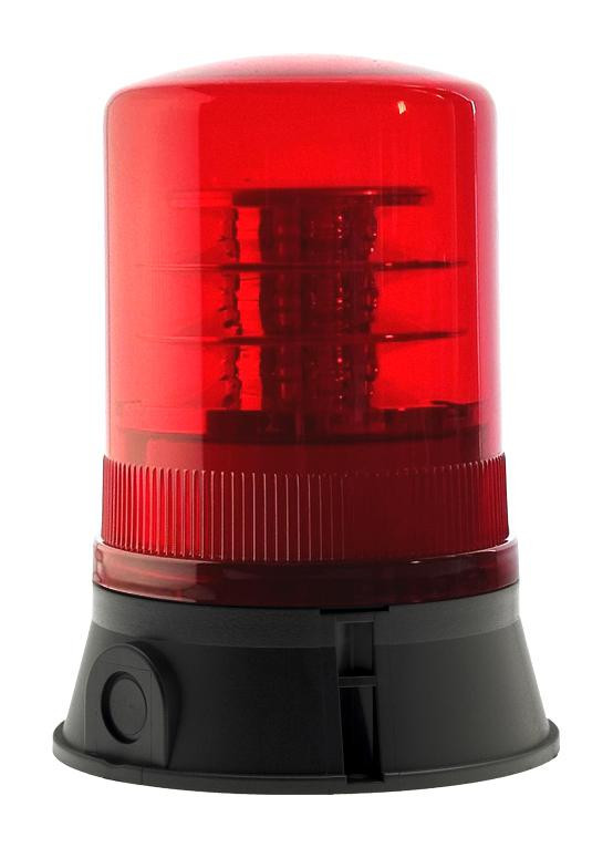 Moflash Signalling Led-R401-14Dp-02 Led Beacon, Rotating, Red, 24Vdc