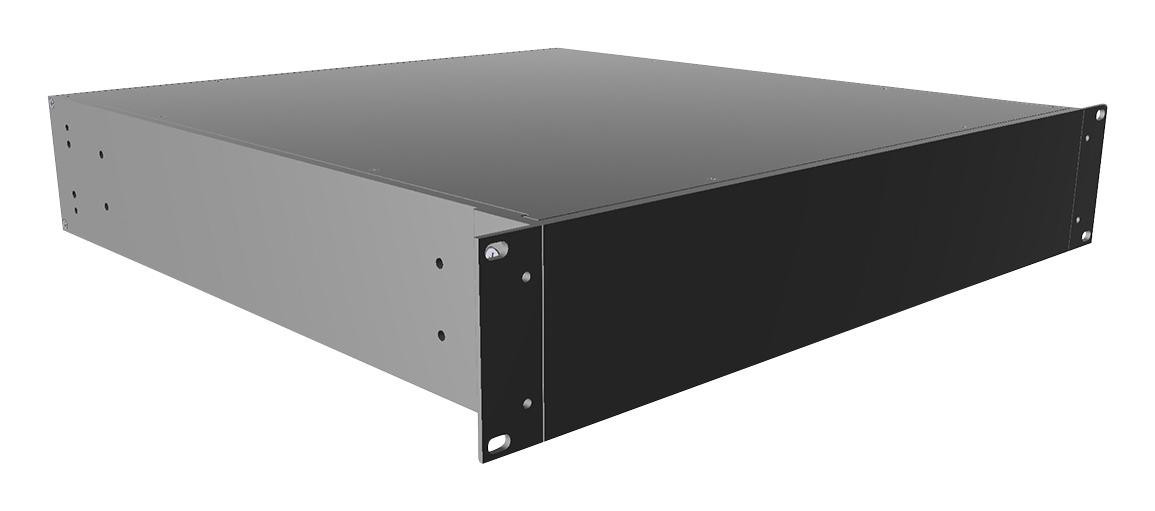 Hammond Rm2U1918Sbk Cabinet, Rack Mount, Aluminium, Black