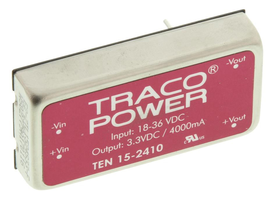 TRACO Power Ten 15-2410 Converter, Dc/dc, 15W, 3.3V