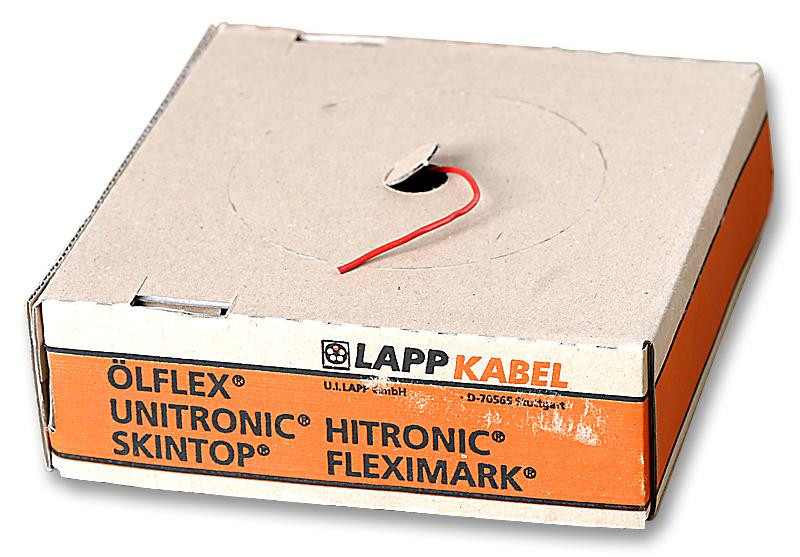 Lapp 4520043 Wire, H07V-K, Red, 4mm, 100M