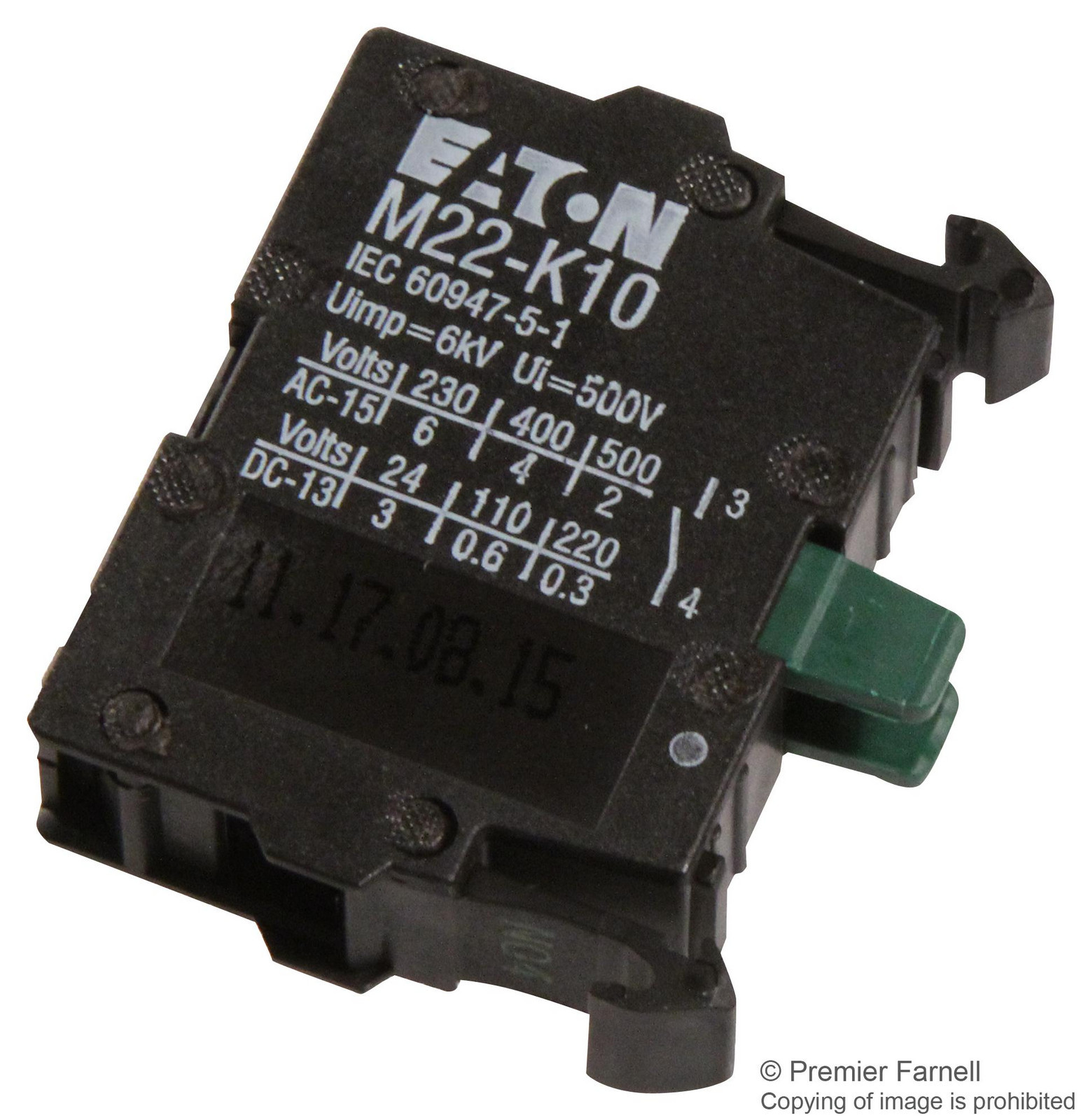 Eaton/partner Stock M22-K10 Contact Blocks