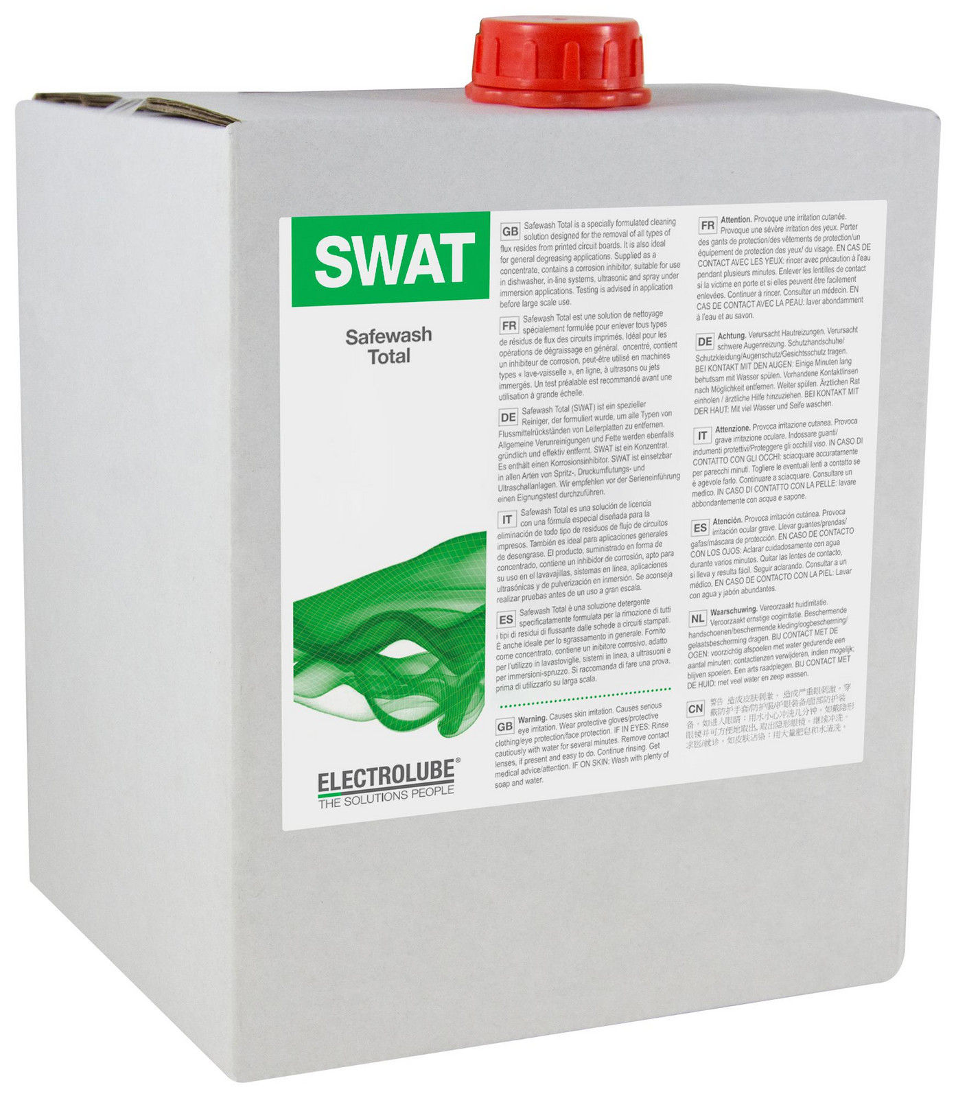 Electrolube Swat05L. Cleaning, Safewash Total, Swat, 5L