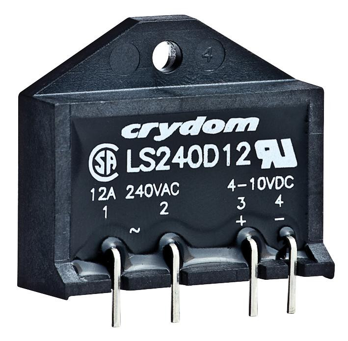 Sensata/crydom Ls240D12 Ssr, Sip, 280Vac/12A, 4-10Vdc, Zc