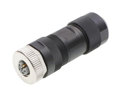 Molex 1205030009 Sensor Connector, M12, Rcpt, 5Pos, Screw