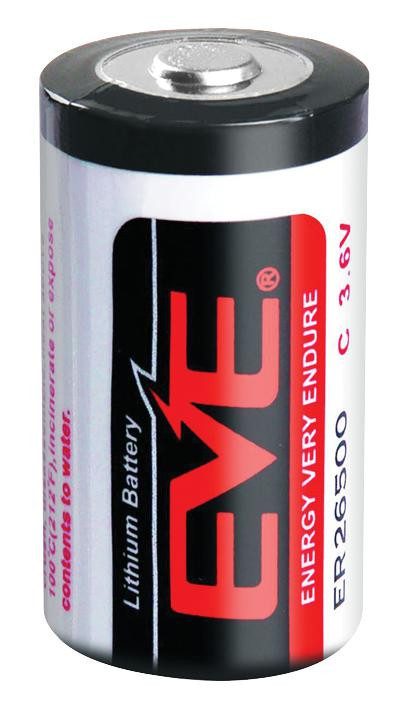 Eve Er26500 Battery, Lithium, 3.6V, C