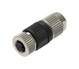 Lumberg Automation Rkci 5A Sensor Connector, M12, 4Pos, Plug, Ip65/67