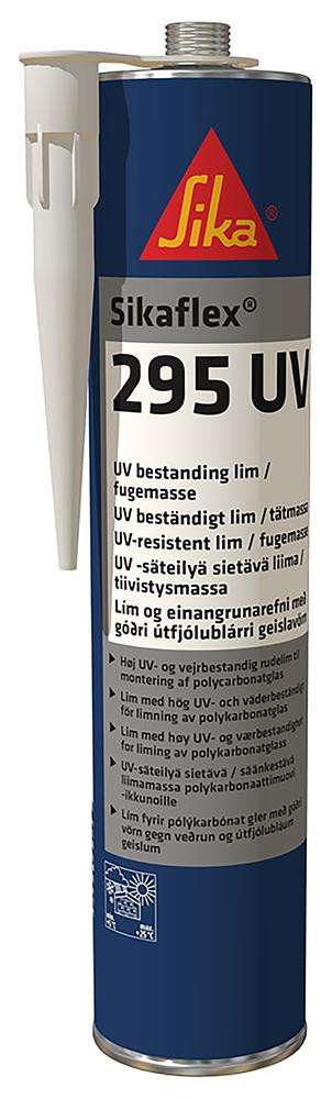 Sika 295Uv Black Sealant, Polyurethane, Blk, Crt, 300Ml