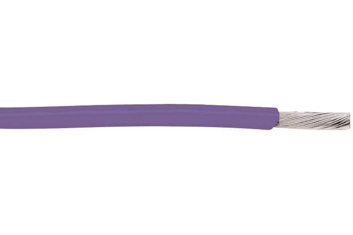 Belden 83004 007100 Hook Up Wire, 100Ft, 24Awg Copper Purple