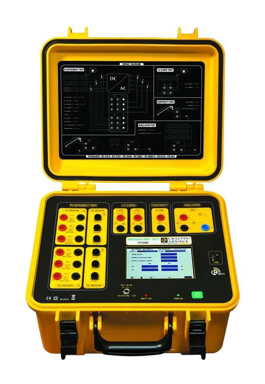 Chauvin Arnoux Ftv500 Pv Multifunction Tester, 700Vac, 999Vdc