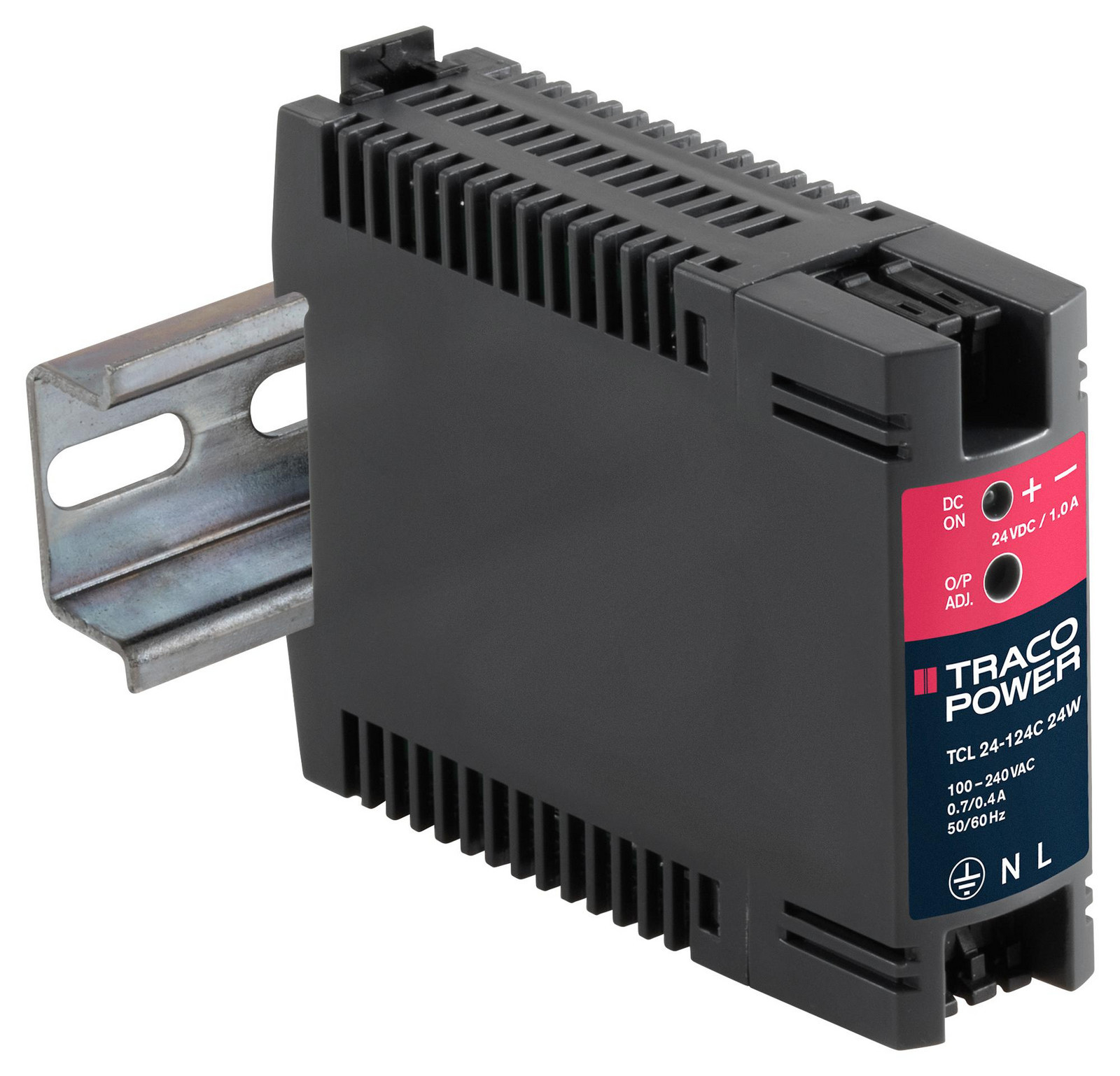 TRACO Power Tcl 024-124C Psu, Din Rail, 24W, 24V