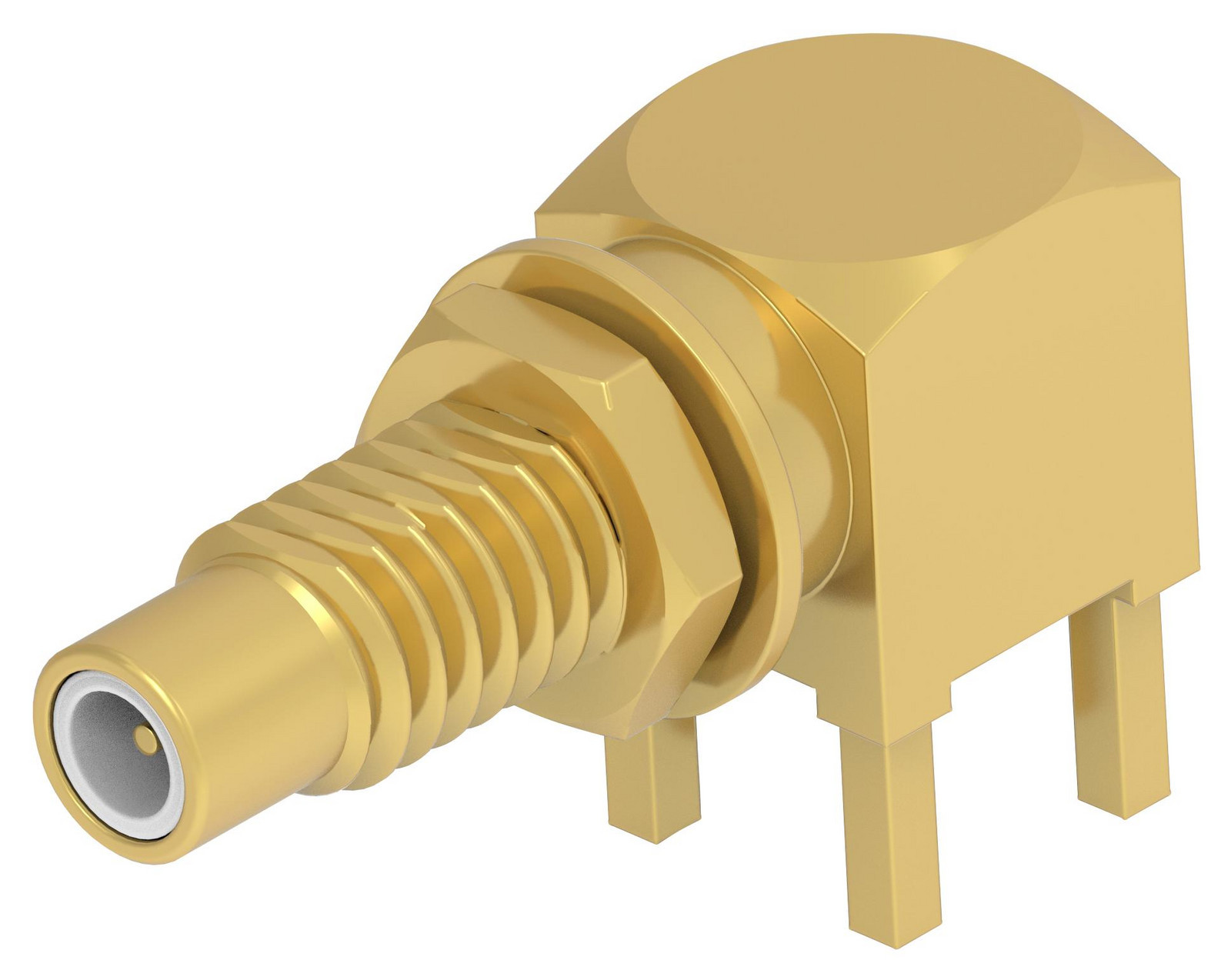 Te Connectivity 2477170-1 Rf Conn, R/a Smc Jack, 50 Ohm, Panel Pcb