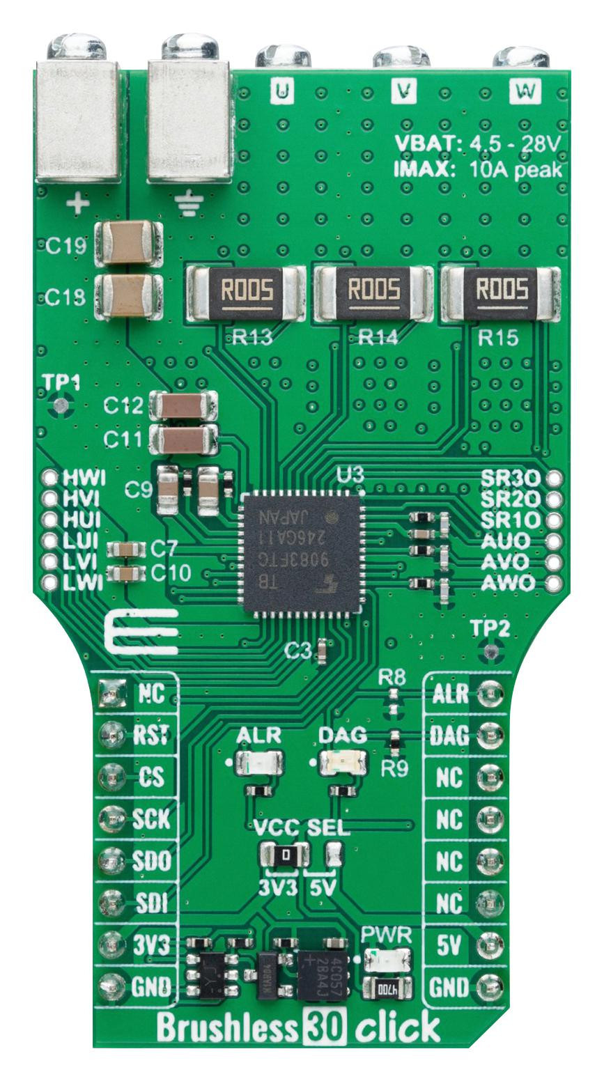 MikroElektronika Mikroe-6337 Add-On Board, Gate Driver, 5V