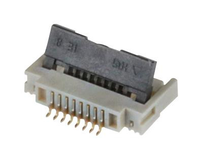 Hirose Tf31-8S-0.5Sh(800) Connector, Ffc/fpc, R/a Rcpt, 8P, 1Row, 0.5mm