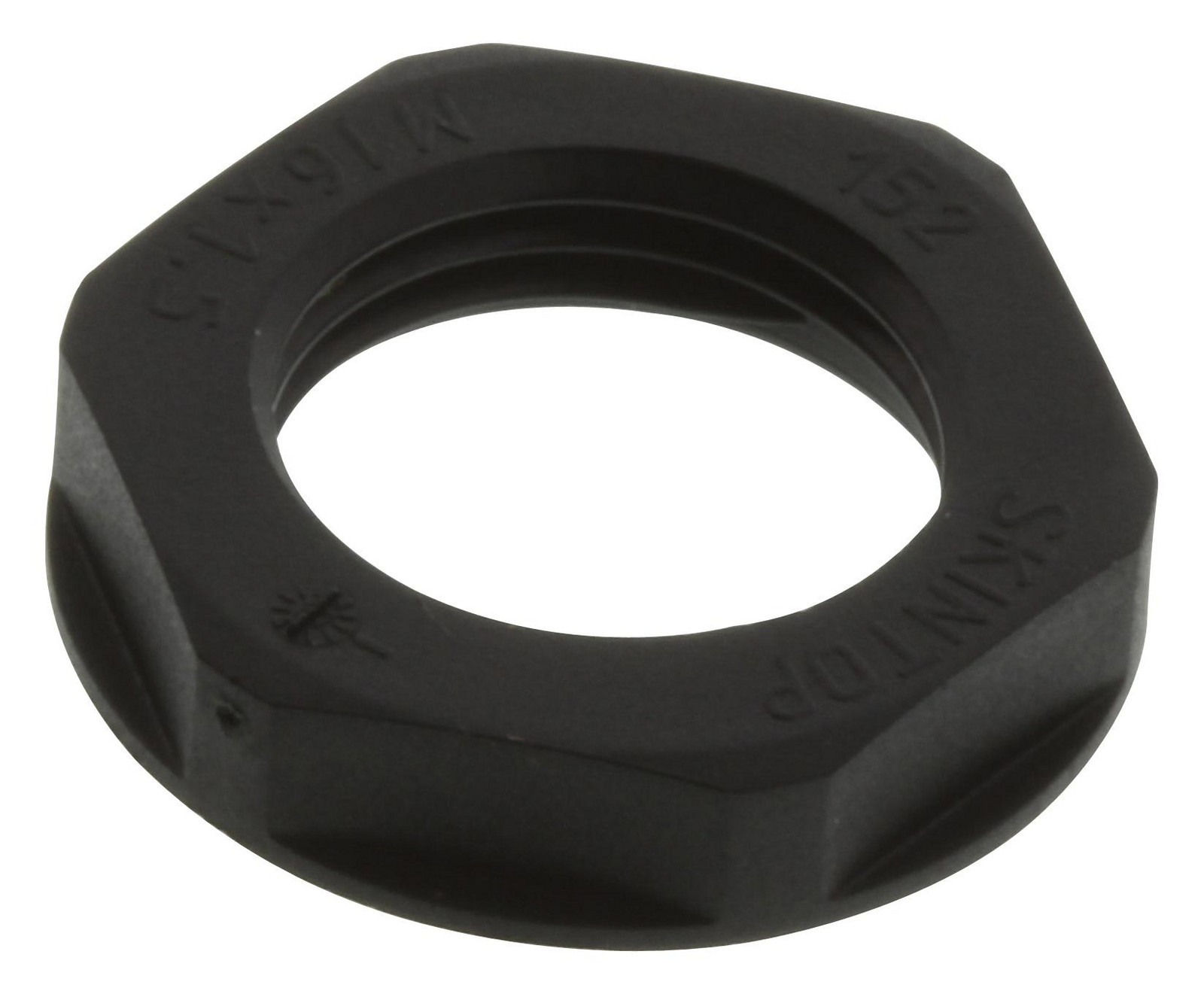 Lapp 53119110 Locknut, Nylon, M16, Black