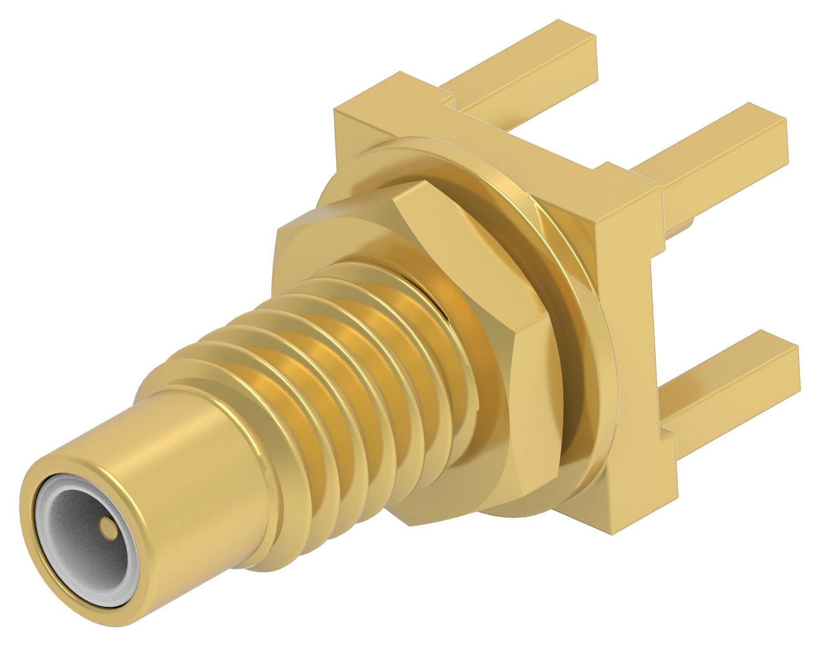 Te Connectivity 2477165-1 Rf Conn, Smc Jack, 50 Ohm, Panel Pcb