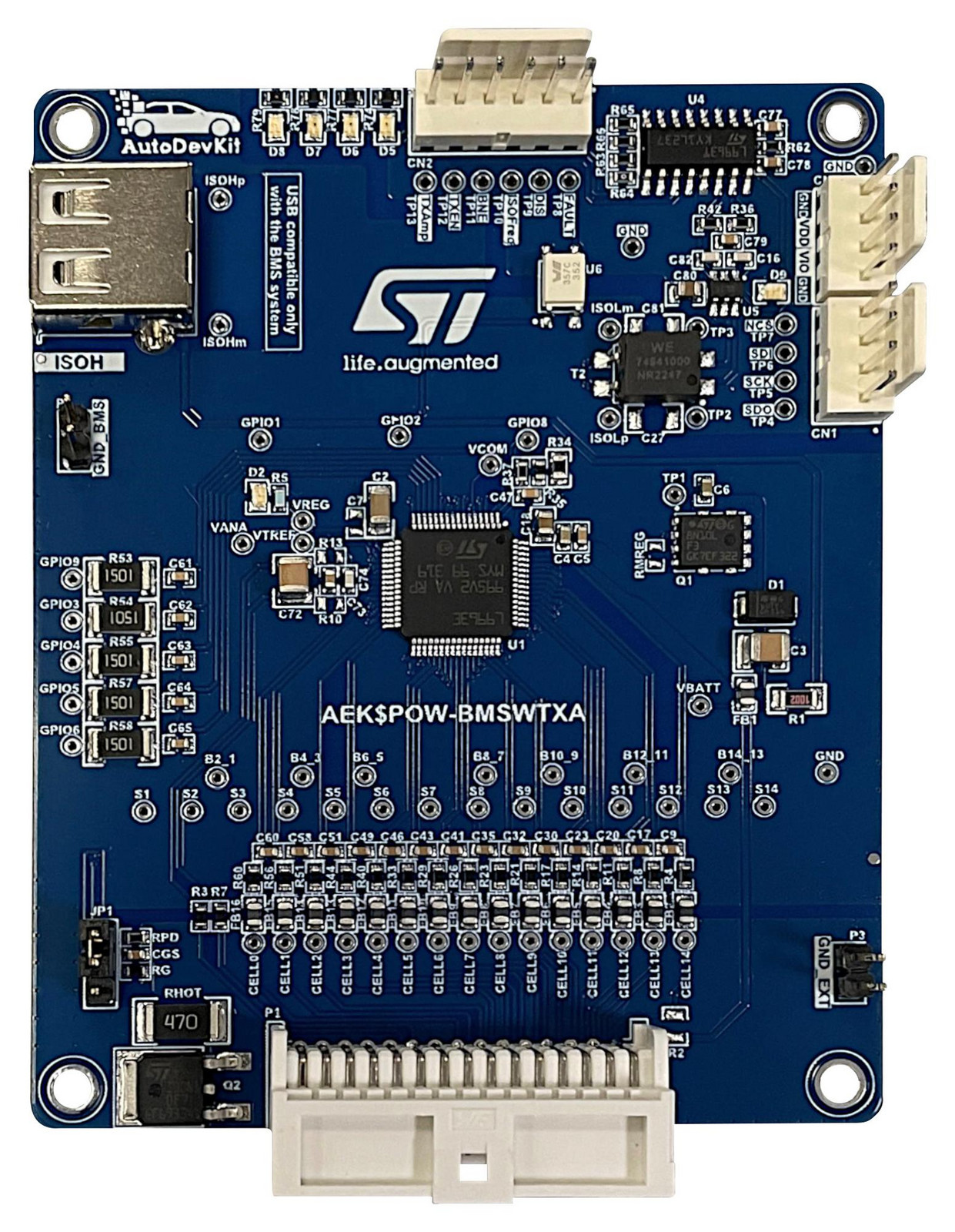 STMicroelectronics Aek-Pow-Bmswtx Eval Board, Battery Management System