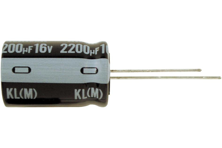 NIchicon Ukl1E101Mpdanatd Aluminum Electrolytic Capacitor, 100Uf, 25V, 20%, Radial